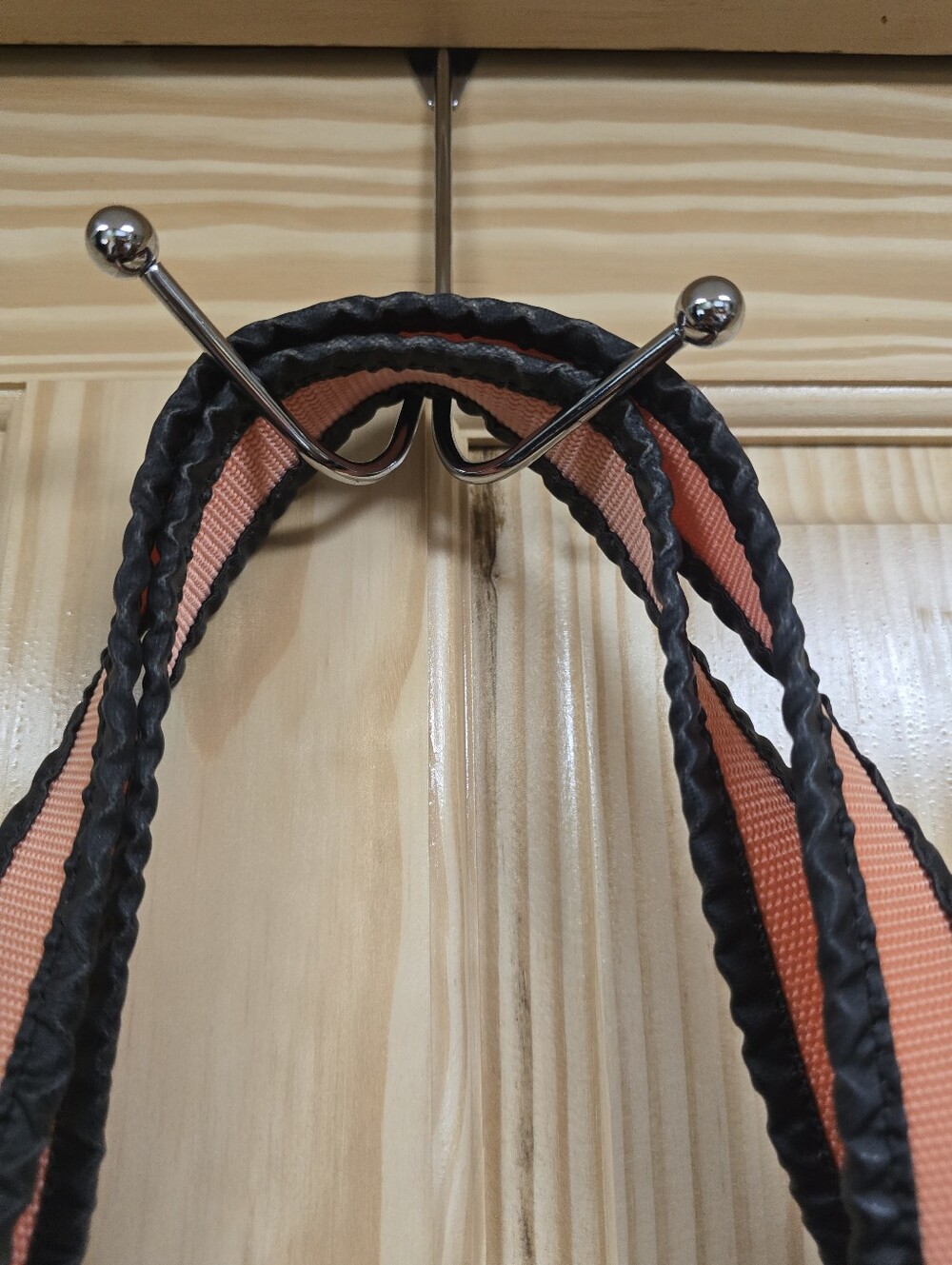Teal Tropical Tote Bag with Coral Straps - Picture 9 of 14